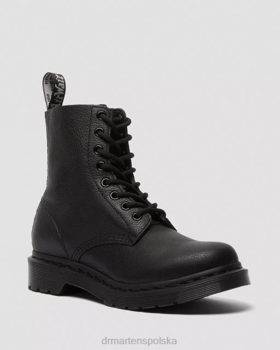 obuwie czarna Wirginia F28B54 Mono sznurowane buty 1460 Pascal kobiety Dr. Martens