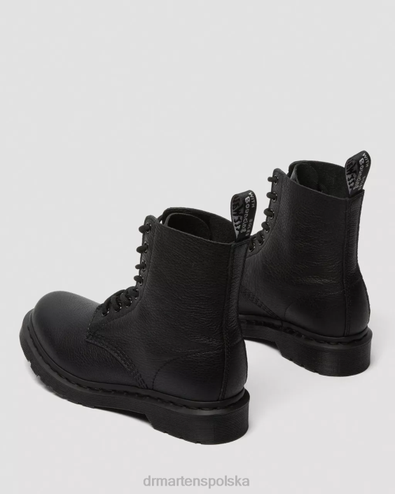 obuwie czarna Wirginia F28B54 Mono sznurowane buty 1460 Pascal kobiety Dr. Martens