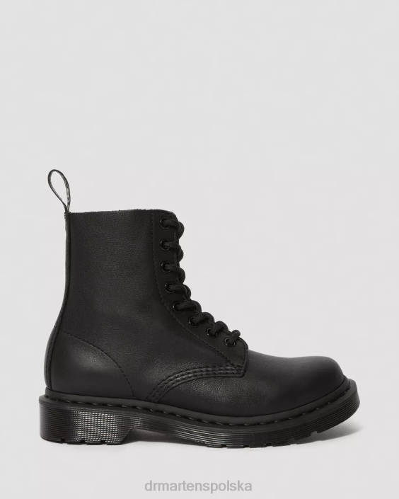 obuwie czarna Wirginia F28B54 Mono sznurowane buty 1460 Pascal kobiety Dr. Martens
