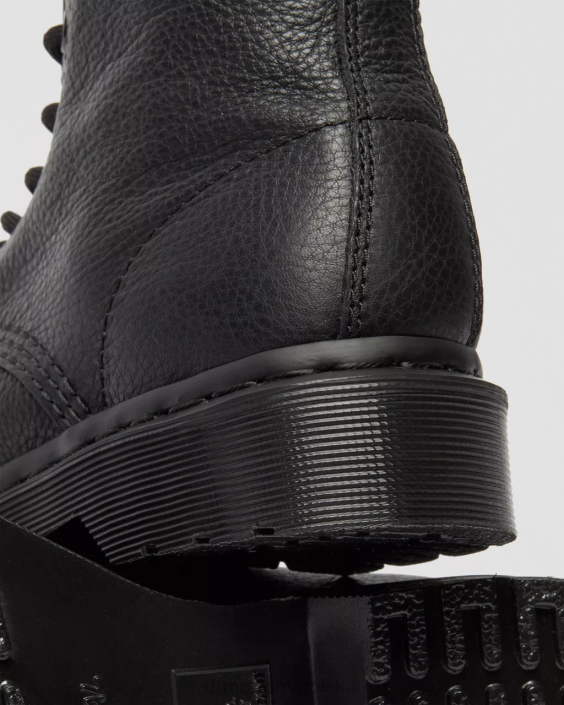 obuwie czarna Wirginia F28B54 Mono sznurowane buty 1460 Pascal kobiety Dr. Martens