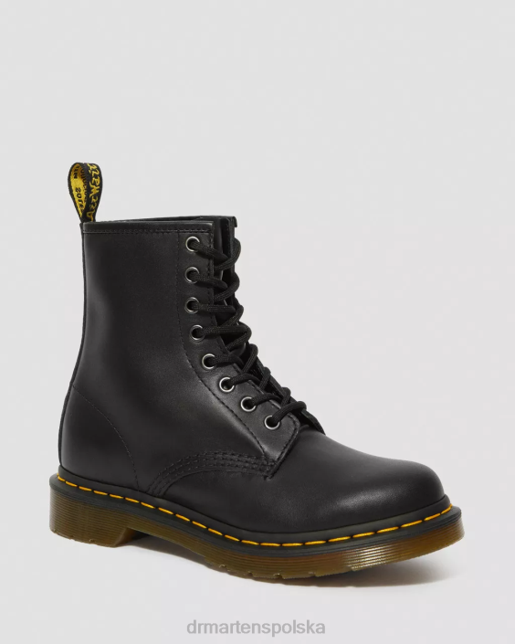 obuwie czarna napa F28B5 Sznurowane buty ze skóry nappa 1460 kobiety Dr. Martens