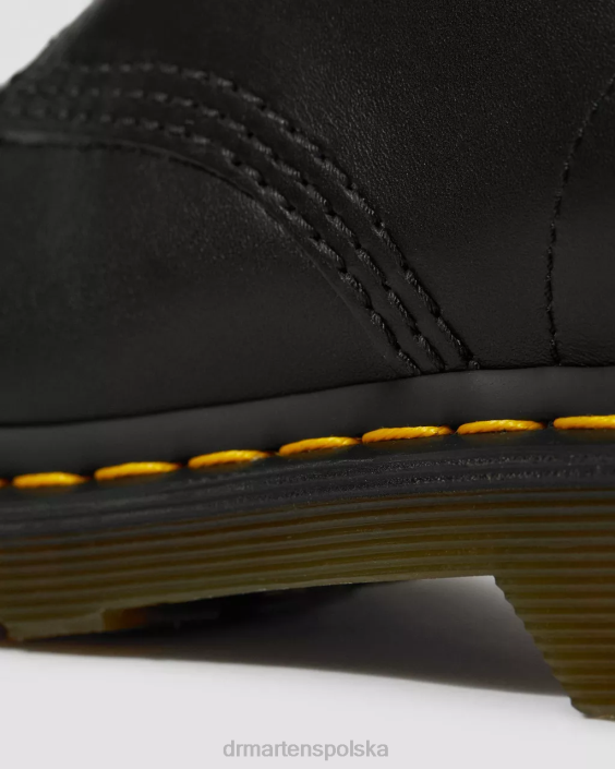 obuwie czarna napa F28B5 Sznurowane buty ze skóry nappa 1460 kobiety Dr. Martens