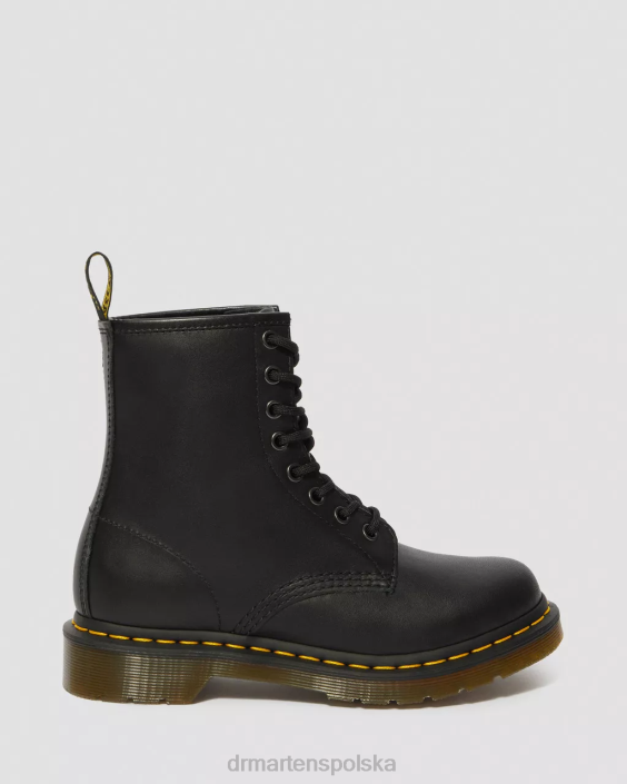obuwie czarna napa F28B5 Sznurowane buty ze skóry nappa 1460 kobiety Dr. Martens