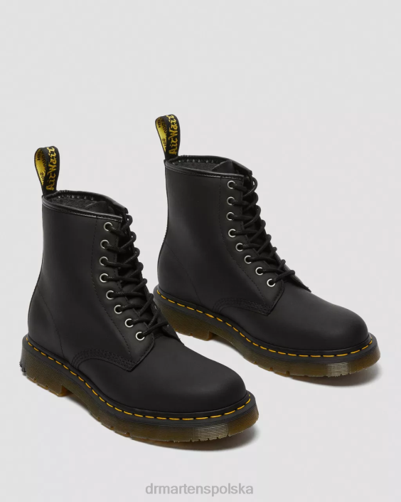 obuwie czarny pług śnieżny F28B87 Sznurowane buty zimowe 1460 dm kobiety Dr. Martens