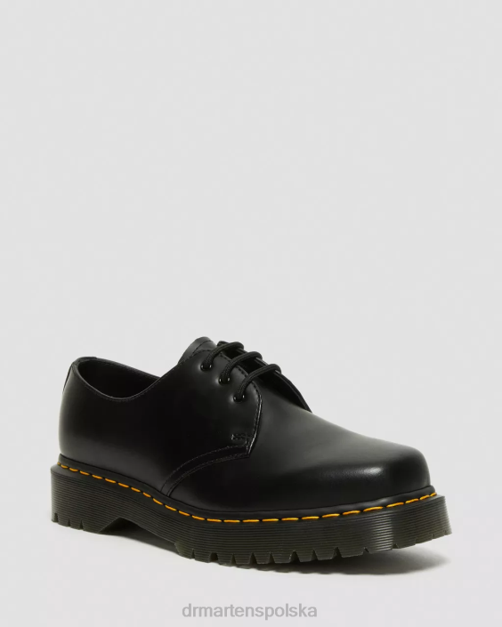 obuwie czarny polerowany gładki F28B238 1461 Bex Skórzane buty oxford z kwadratowymi noskami kobiety Dr. Martens
