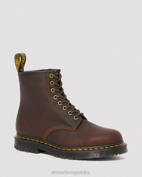 obuwie kakaowy pług śnieżny F28B184 Sznurowane buty zimowe 1460 dm kobiety Dr. Martens