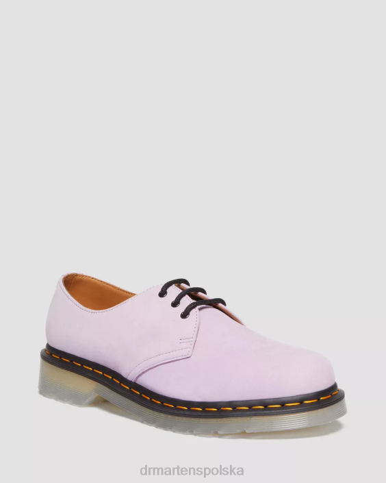 obuwie liliowy masło miękkie wp F28B326 1461 Iced II Buttersoft skórzane buty oxford kobiety Dr. Martens