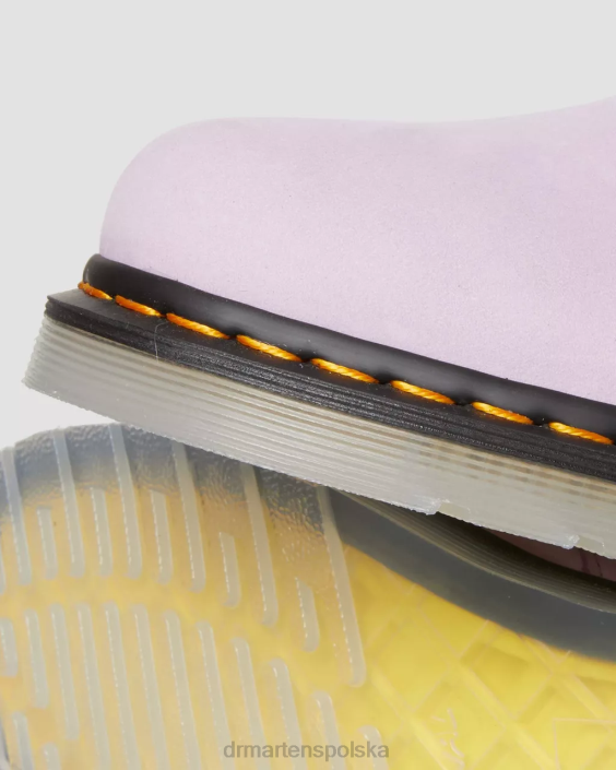 obuwie liliowy masło miękkie wp F28B326 1461 Iced II Buttersoft skórzane buty oxford kobiety Dr. Martens