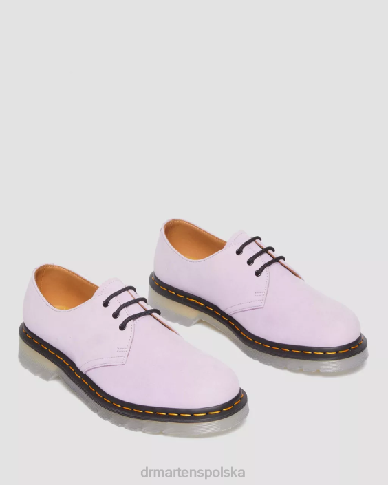 obuwie liliowy masło miękkie wp F28B326 1461 Iced II Buttersoft skórzane buty oxford kobiety Dr. Martens