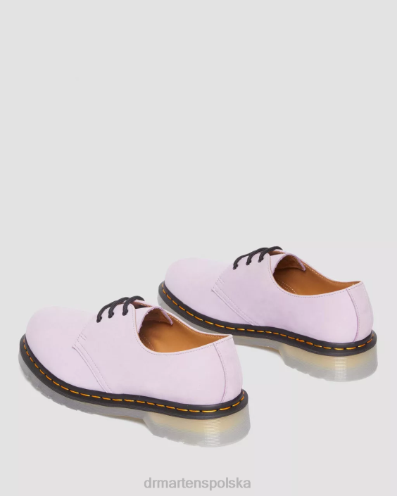 obuwie liliowy masło miękkie wp F28B326 1461 Iced II Buttersoft skórzane buty oxford kobiety Dr. Martens