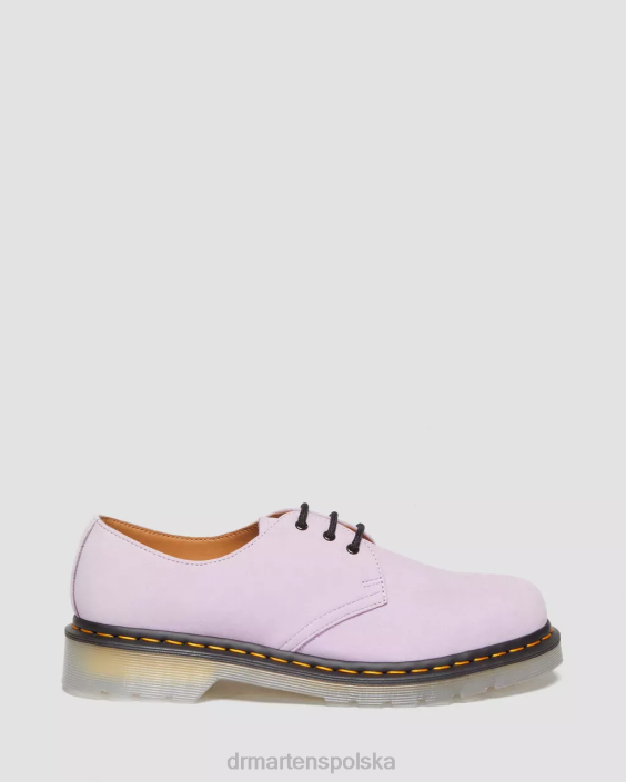 obuwie liliowy masło miękkie wp F28B326 1461 Iced II Buttersoft skórzane buty oxford kobiety Dr. Martens
