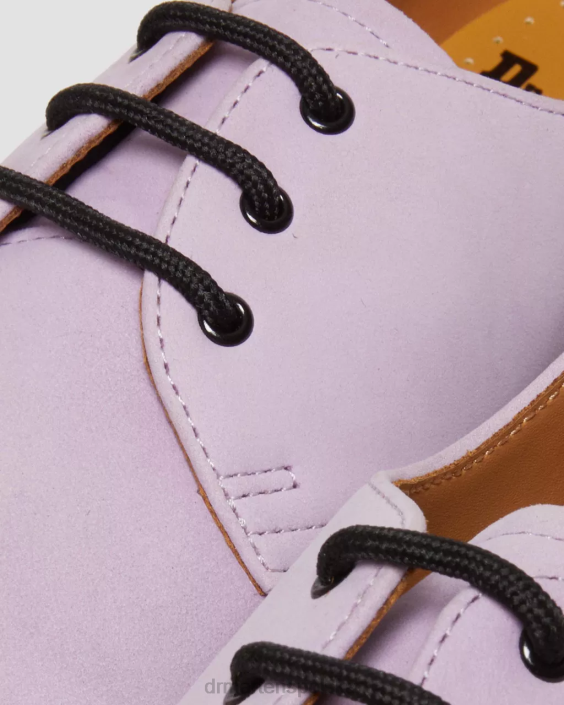 obuwie liliowy masło miękkie wp F28B326 1461 Iced II Buttersoft skórzane buty oxford kobiety Dr. Martens
