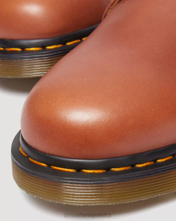 obuwie opalenizna siodłowa Carrara F28B294 Oksfordy ze skóry carrara 1461 kobiety Dr. Martens