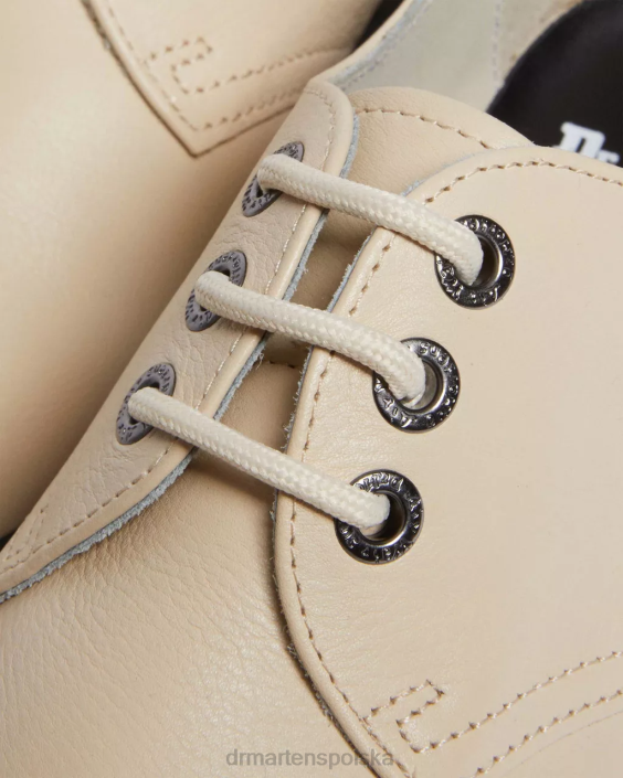 obuwie pergaminowa beżowa pisa F28B303 Skórzane buty na platformie 1461 ii pisa kobiety Dr. Martens