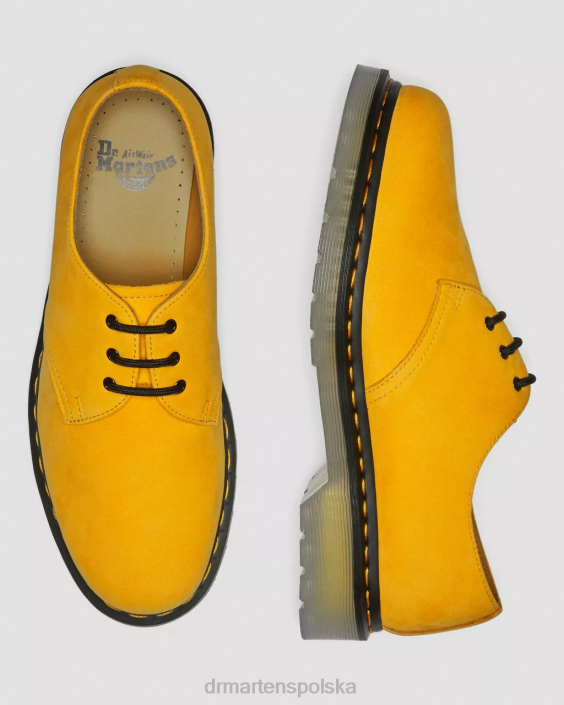 obuwie żółty masło miękkie wp F28B328 1461 Iced II Buttersoft skórzane buty oxford kobiety Dr. Martens