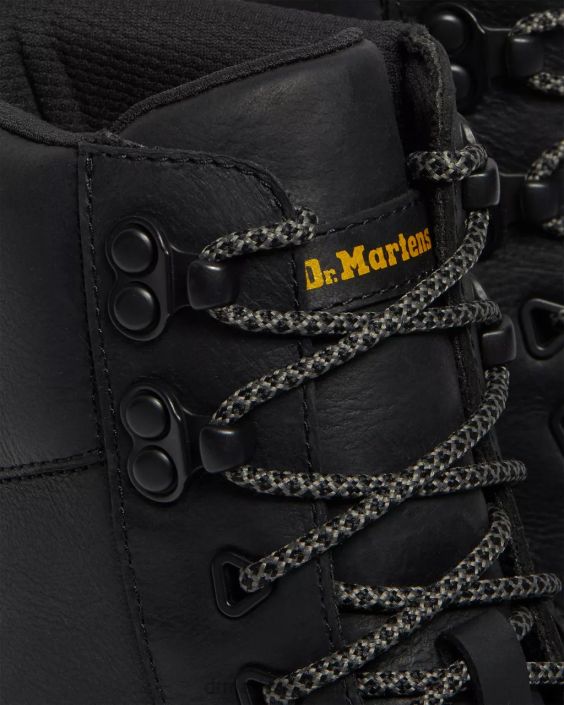 obuwie czarne wyomingi F28B77 Tarik Wyoming skórzane buty użytkowe mężczyźni Dr. Martens