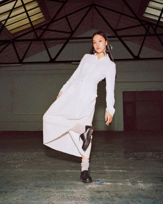 obuwie czarna napa F28B288 Oksfordy 1461 ze skóry nappa mężczyźni Dr. Martens