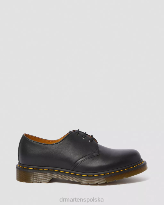 obuwie czarna napa F28B288 Oksfordy 1461 ze skóry nappa mężczyźni Dr. Martens