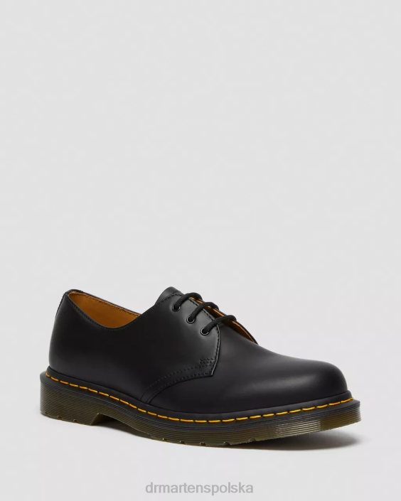 obuwie czarny gładki F28B279 Oksfordy 1461 z gładkiej skóry mężczyźni Dr. Martens