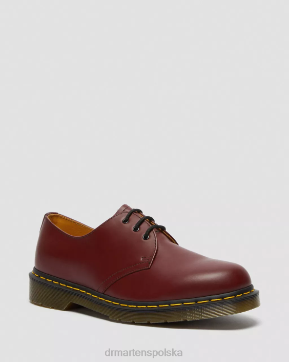 obuwie wiśnia gładka F28B285 Oksfordy 1461 z gładkiej skóry mężczyźni Dr. Martens