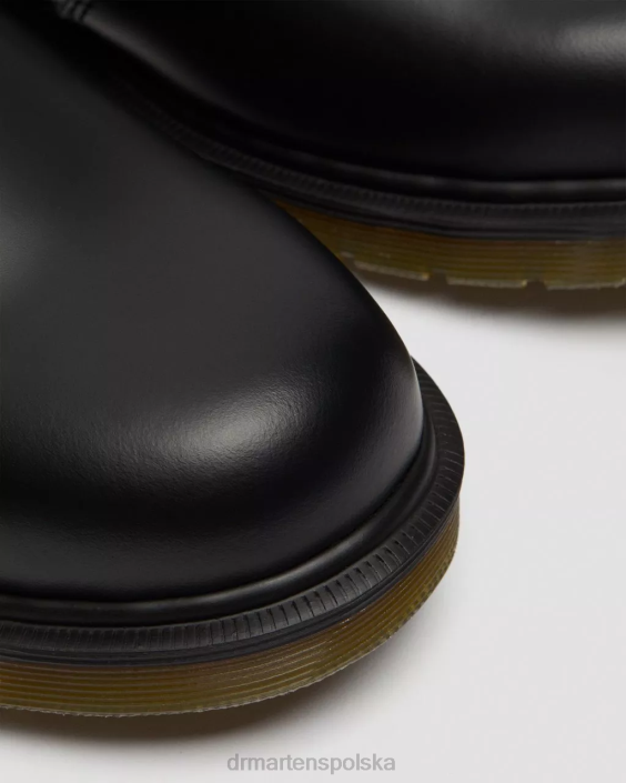 obuwie czarny gładki F28B3 Buty Chelsea 2976 z gładkiej skóry mężczyźni Dr. Martens