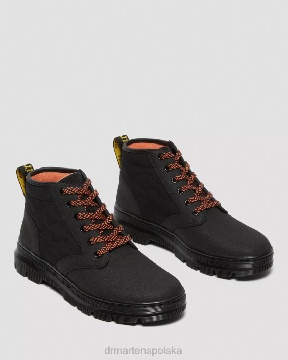 obuwie czarny podwójny oryginał i miękki poli F28B148 Podwójne skórzane buty na co dzień bonny ii mężczyźni Dr. Martens