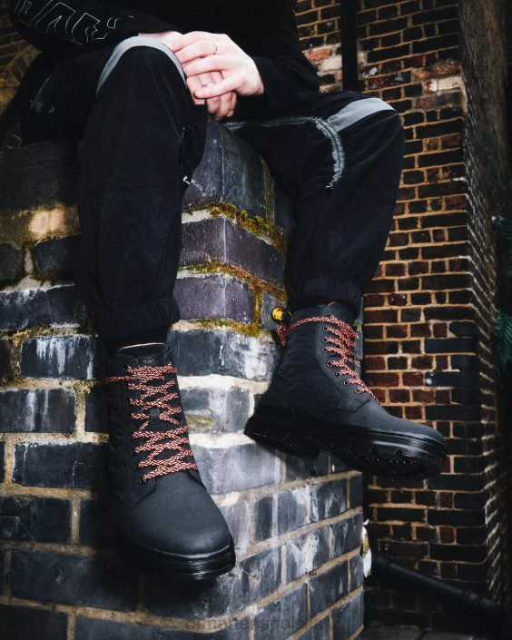 obuwie czarny podwójny oryginał i miękki poli F28B197 Coms ii, podwójne skórzane buty na co dzień mężczyźni Dr. Martens