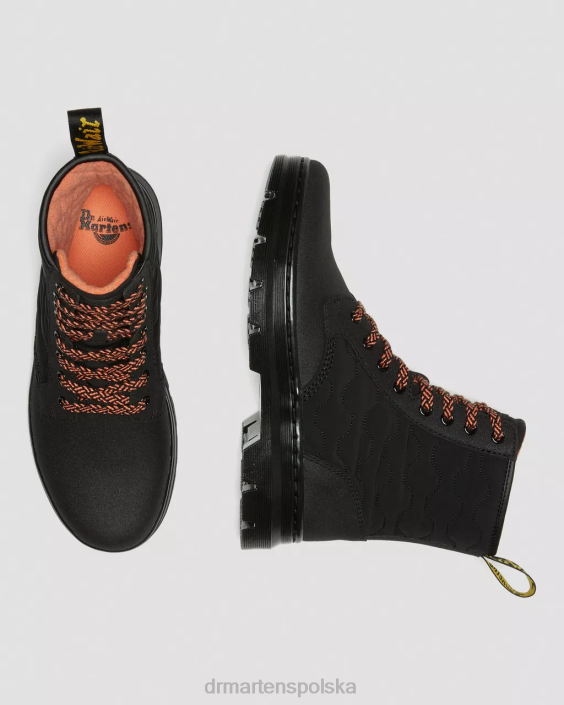 obuwie czarny podwójny oryginał i miękki poli F28B197 Coms ii, podwójne skórzane buty na co dzień mężczyźni Dr. Martens