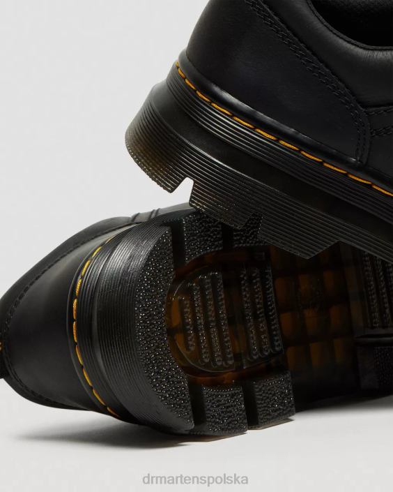 obuwie czarne wyomingi F28B390 Reeder Wyoming skórzane buty użytkowe mężczyźni Dr. Martens
