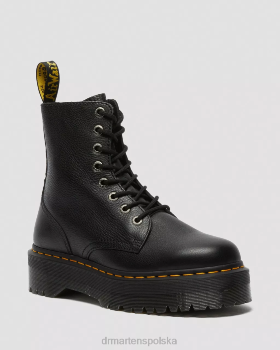 obuwie czarna pisa F28B13 Jadon Boot Piza skórzane platformy mężczyźni Dr. Martens