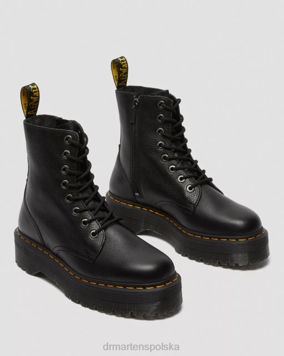 obuwie czarna pisa F28B13 Jadon Boot Piza skórzane platformy mężczyźni Dr. Martens