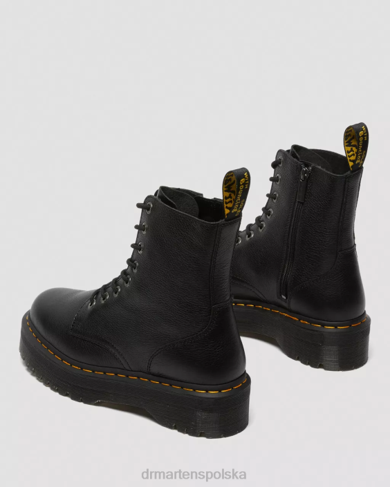 obuwie czarna pisa F28B13 Jadon Boot Piza skórzane platformy mężczyźni Dr. Martens