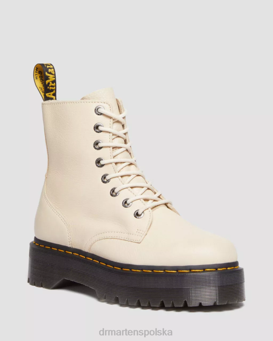obuwie pergaminowa beżowa pisa F28B112 Jadon Boot Piza skórzane platformy mężczyźni Dr. Martens